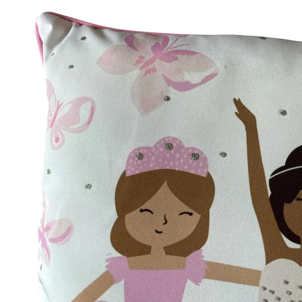 NEW Cupcakes & Cashmere Kids Pink Ballet 5 Piece Comforter Set Full/Queen